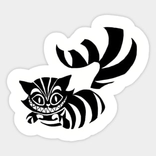 Cheshire Cat T-shirt Sticker